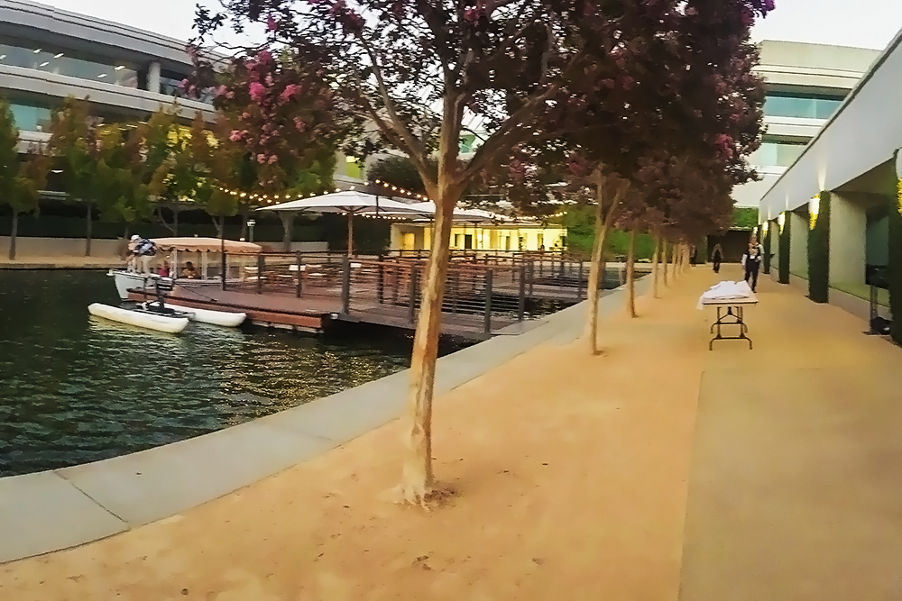 Take a nice stroll along the side of the lake at Roundhouse Market Event Venue