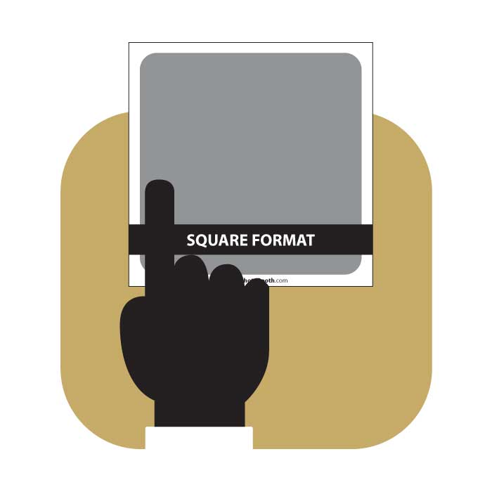 Square Photo Strip Icon
