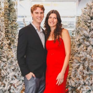 Holiday event booth photo