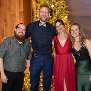 Holiday event booth photo