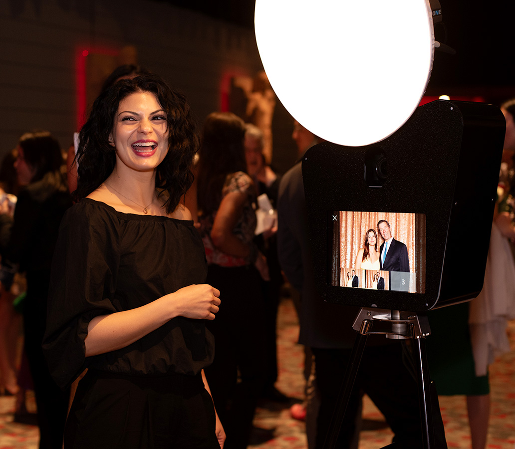 Photographer Ambrose working the Studio Photo Booth