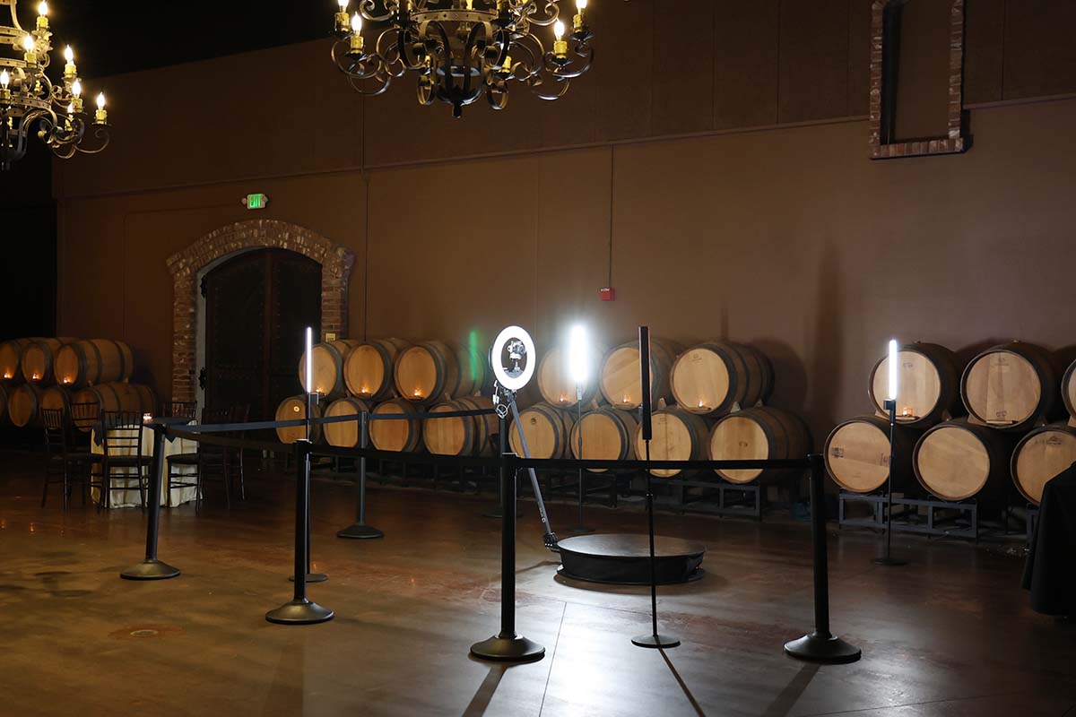 360 video booth for holiday parties