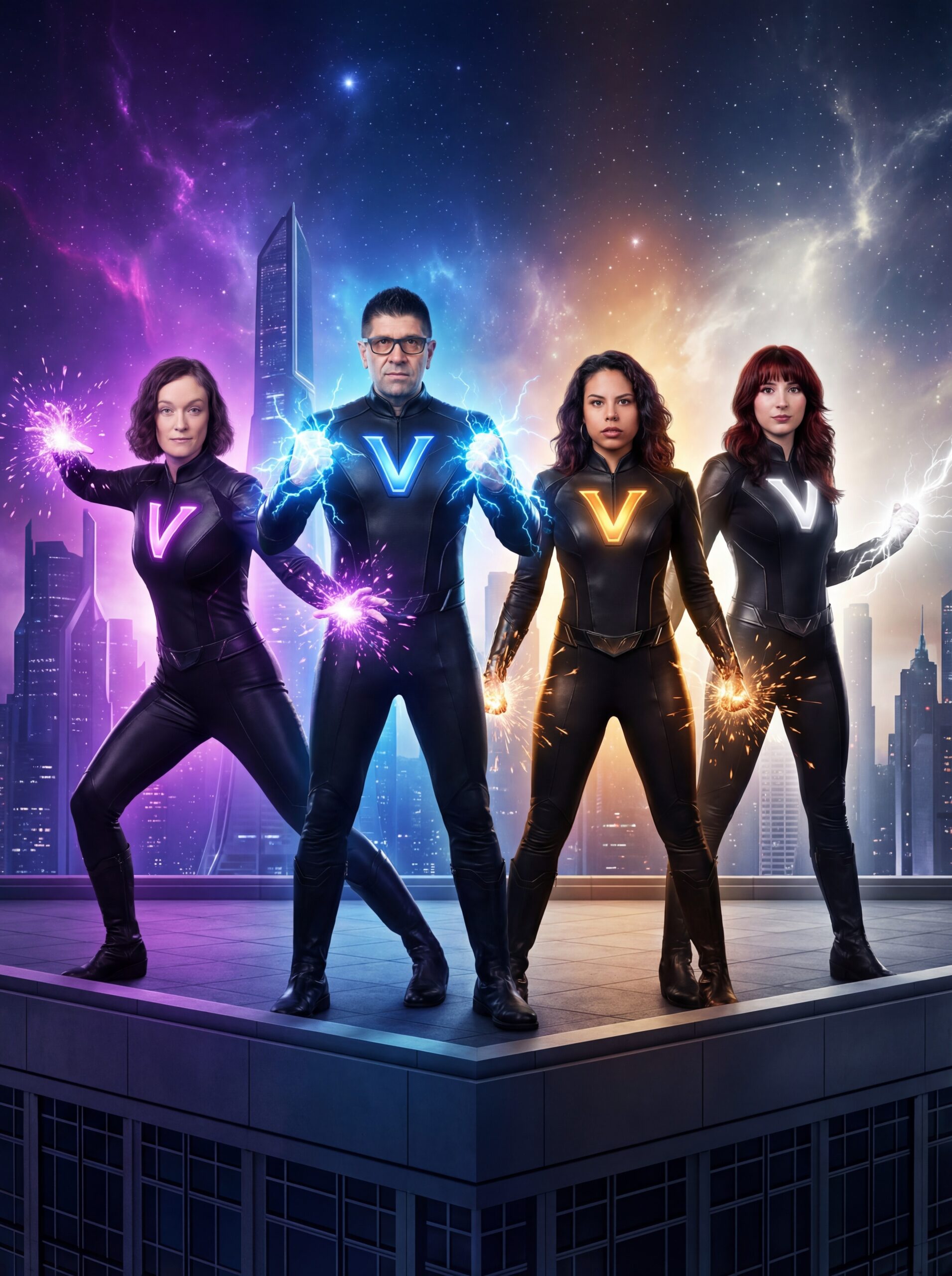 Cosmic Tech Portrait