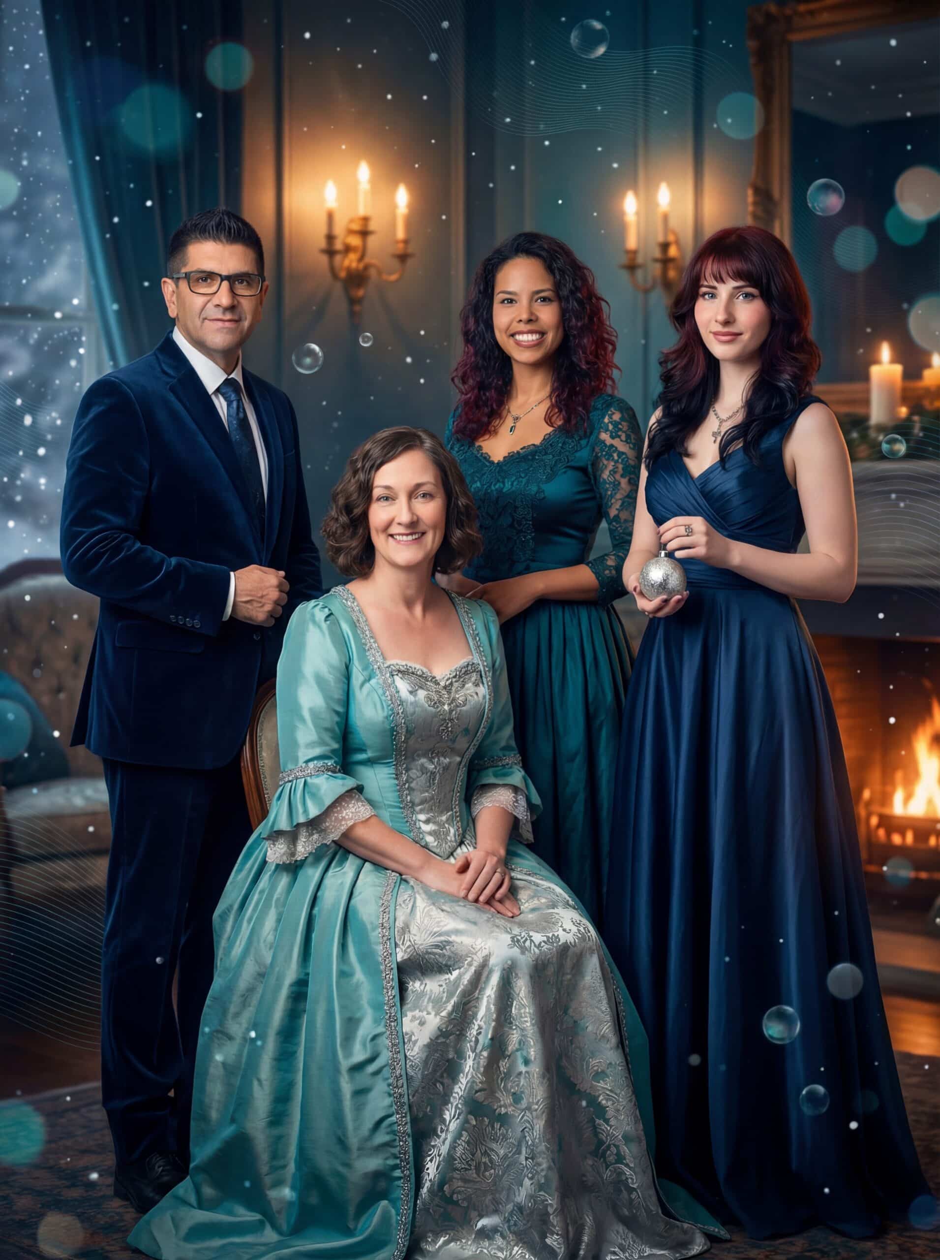 Holiday Victorian Pose