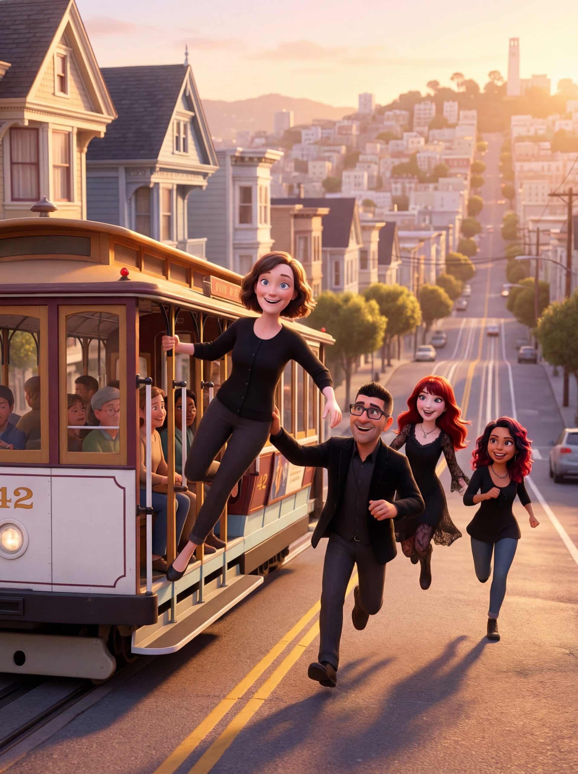 Cartoon Cable Car Cartoon Cable Car